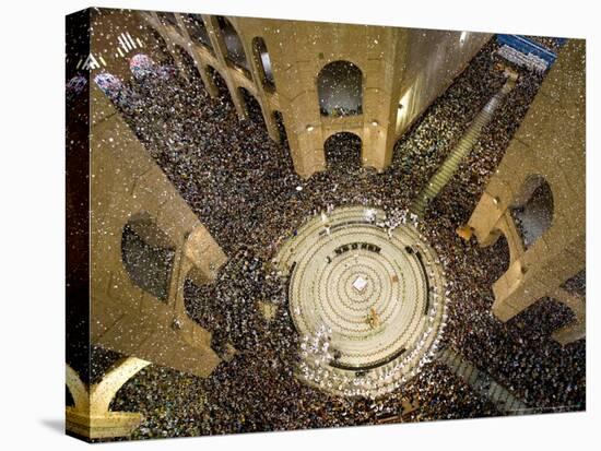 Thousands Attend Mass in Aparecida Do Norte, Brazil, October 12, 2006-Victor R. Caivano-Stretched Canvas