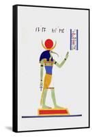 Thout Thoth Twice as Large-Jean-Fran?s Champollion-Framed Stretched Canvas