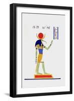 Thout Thoth Twice as Large-Jean-Fran?s Champollion-Framed Giclee Print