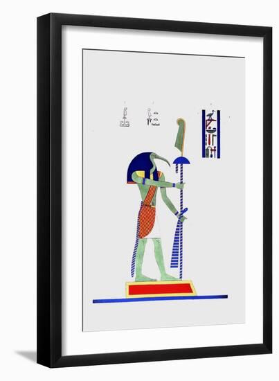 Thout Thoth Twice as Large-Jean-Fran?s Champollion-Framed Giclee Print