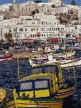 Fishing Boats in the Harbour, Naxos, Cyclades Islands, Greek Islands, Greece-Thouvenin Guy-Photographic Print