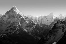 Spectacular Mountain Scenery on the Mount Everest Base Camp Trek through the Himalaya, Nepal in Stu-THPStock-Mounted Photographic Print