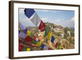 Thrangu Tashi Yangtse Monastery Inside Namobuddha Complex, Dhulikhel, Kathmandu Valley, Nepal, Asia-Ian Trower-Framed Photographic Print