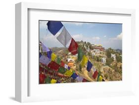 Thrangu Tashi Yangtse Monastery Inside Namobuddha Complex, Dhulikhel, Kathmandu Valley, Nepal, Asia-Ian Trower-Framed Photographic Print