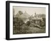 Thrashing for Straw for the Men, 1916-null-Framed Photographic Print