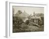 Thrashing for Straw for the Men, 1916-null-Framed Photographic Print