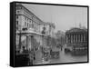 Threadneedle Street Front of "Old Lady of Threadneedle Street," Showing the Bank of London Building-Hans Wild-Framed Stretched Canvas