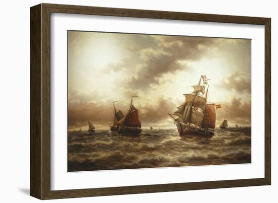 Threat of a Storm, Undated-Auguste Musin-Framed Giclee Print