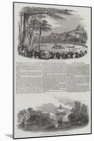 Threatened War on the Gold Coast, with the Ashantees, and Execution of Assin Chiefs-null-Mounted Giclee Print