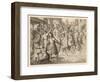 Threatened with Excommunication by the Pope Luther Travels to Worms-Gustav Konig-Framed Art Print