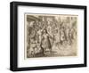 Threatened with Excommunication by the Pope Luther Travels to Worms-Gustav Konig-Framed Art Print