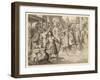 Threatened with Excommunication by the Pope Luther Travels to Worms-Gustav Konig-Framed Art Print