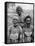 Three Aborigines from the Coast Tribes Above Brisbane, Australia, 1922-null-Framed Stretched Canvas