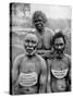 Three Aborigines from the Coast Tribes Above Brisbane, Australia, 1922-null-Stretched Canvas