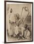 Three Abyssinians in Traditional Dress, c.1880-90-Luigi Naretti-Framed Photographic Print