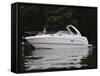 Three Adults on a Yacht-null-Framed Stretched Canvas