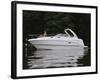 Three Adults on a Yacht-null-Framed Photographic Print