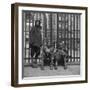 Three African American Boys in Harlem. May 1943-null-Framed Photo