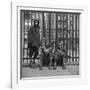 Three African American Boys in Harlem. May 1943-null-Framed Photo