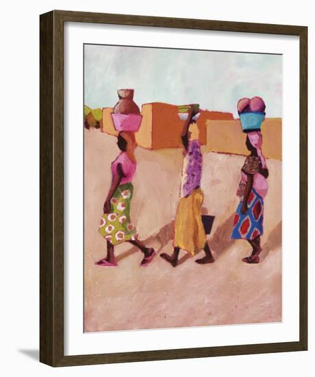 Three Africans-Kalou-Framed Art Print