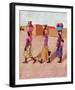 Three Africans-Kalou-Framed Art Print