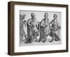 Three American Cherokee Chiefs, 1762-null-Framed Giclee Print