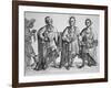 Three American Cherokee Chiefs, 1762-null-Framed Giclee Print