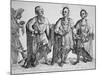 Three American Cherokee Chiefs, 1762-null-Mounted Giclee Print