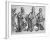 Three American Cherokee Chiefs, 1762-null-Framed Giclee Print