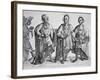 Three American Cherokee Chiefs, 1762-null-Framed Giclee Print