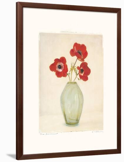 Three Anemones-Amy Melious-Framed Art Print