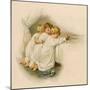 Three Angelic Little Boys Kneel Side by Side to Say their Evening Prayers-null-Mounted Art Print