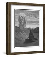 Three Angels Appear to Abraham and Inform Him of God's Intentions-Gustave Dor?-Framed Photographic Print