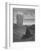Three Angels Appear to Abraham and Inform Him of God's Intentions-Gustave Dor?-Framed Photographic Print