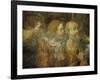 Three Apostles, Detail from Leonardo's Last Supper, 1498-Leonardo da Vinci-Framed Giclee Print