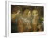 Three Apostles, Detail from Leonardo's Last Supper, 1498-Leonardo da Vinci-Framed Giclee Print