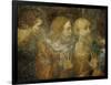 Three Apostles, Detail from Leonardo's Last Supper, 1498-Leonardo da Vinci-Framed Giclee Print