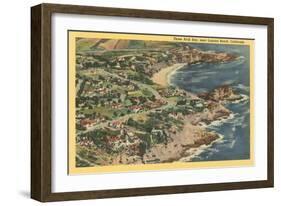 Three Arch Bay, Laguna Beach, California-null-Framed Art Print