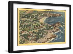 Three Arch Bay, Laguna Beach, California-null-Framed Art Print