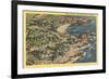 Three Arch Bay, Laguna Beach, California-null-Framed Premium Giclee Print