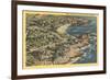 Three Arch Bay, Laguna Beach, California-null-Framed Art Print