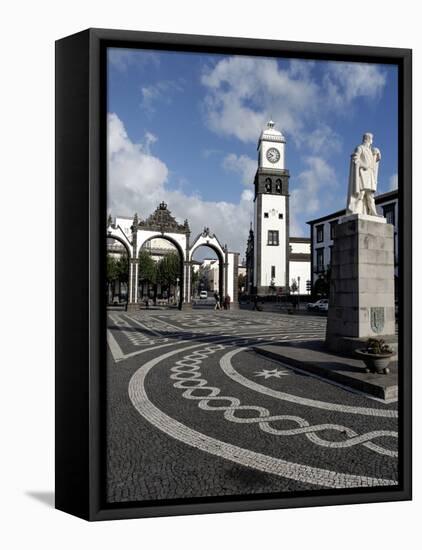 Three Arches, Ponta Delgada, Sao Miguel Island, Azores, Portugal-De Mann Jean-Pierre-Framed Stretched Canvas