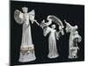 Three Art Nouveau Style Statuettes of Female Figures of Triumph-Agathon Leonard-Mounted Giclee Print