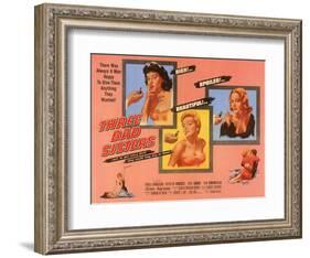 Three Bad Sisters, 1955-null-Framed Art Print