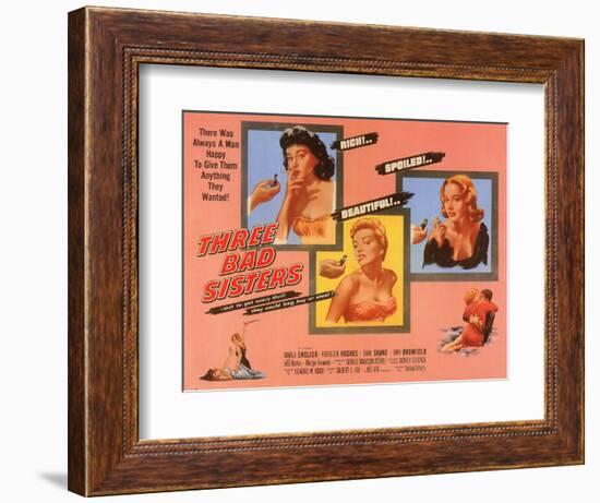 Three Bad Sisters, 1955-null-Framed Art Print