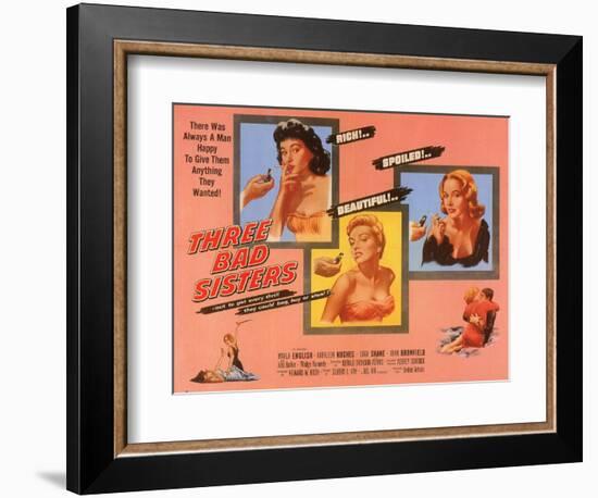 Three Bad Sisters, 1955-null-Framed Art Print