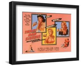 Three Bad Sisters, 1955-null-Framed Art Print