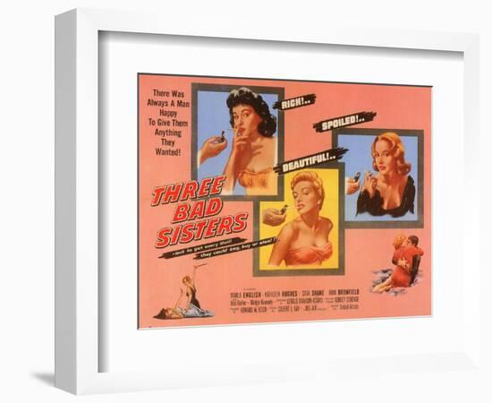 Three Bad Sisters, 1955-null-Framed Art Print