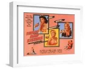 Three Bad Sisters, 1955-null-Framed Art Print