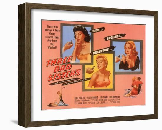 Three Bad Sisters, 1955-null-Framed Art Print